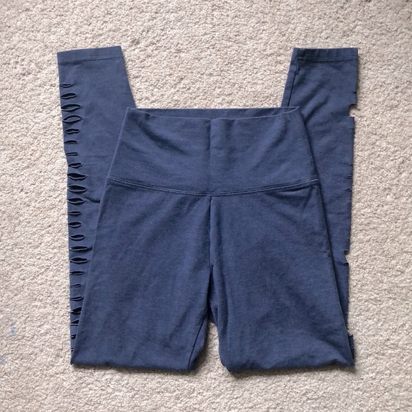 aerie Pants - Aerie Navy Blue 7/8 High Waisted Leggings